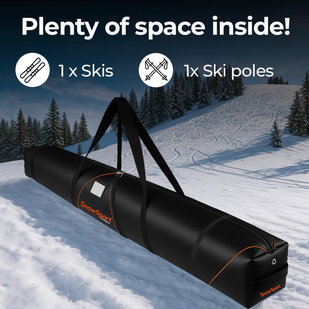 Pokrowiec na Narty Prestige PRO Ski Bag 4/6