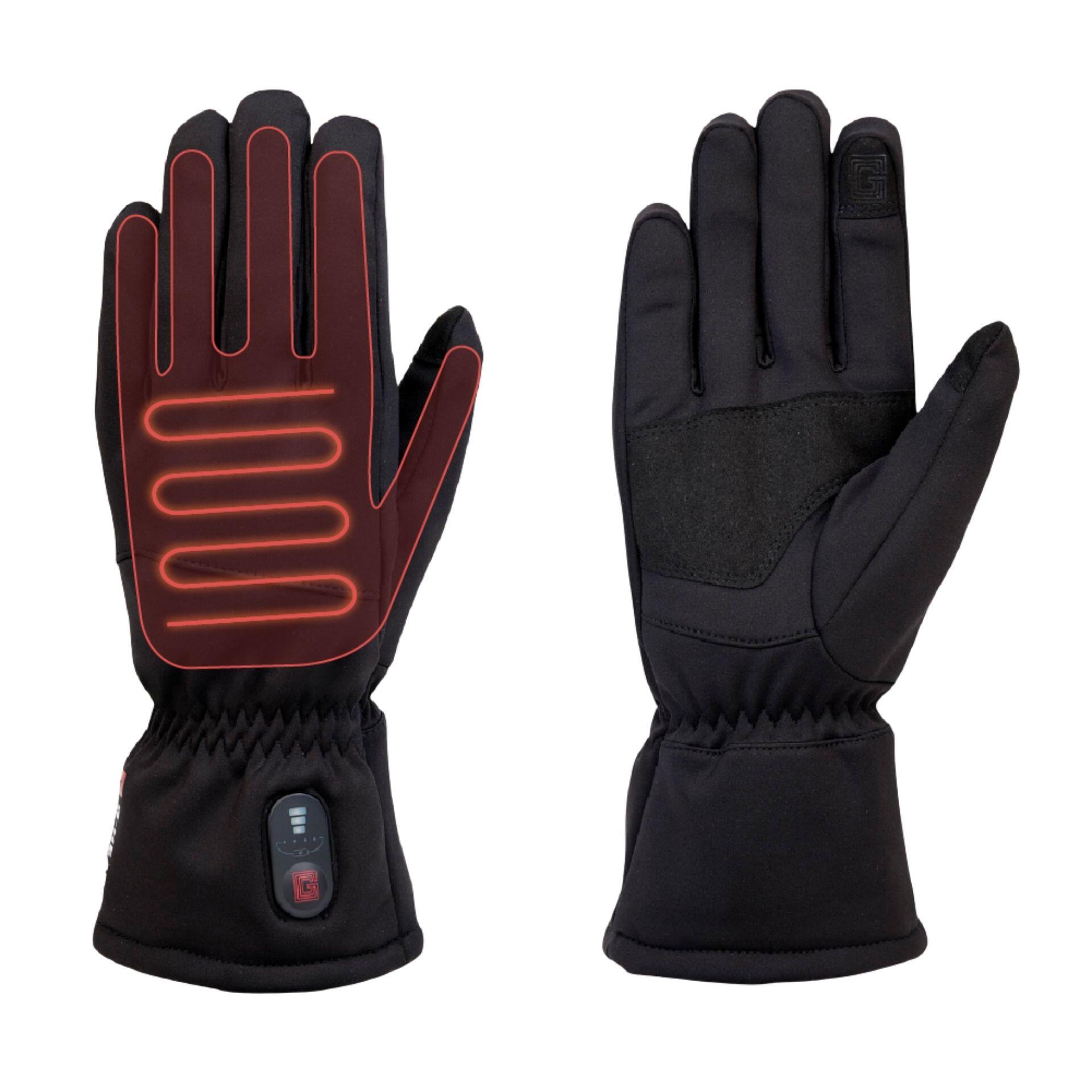 Windproof Balck Heated Gloves for Adults – ESSENTIAL 2/7