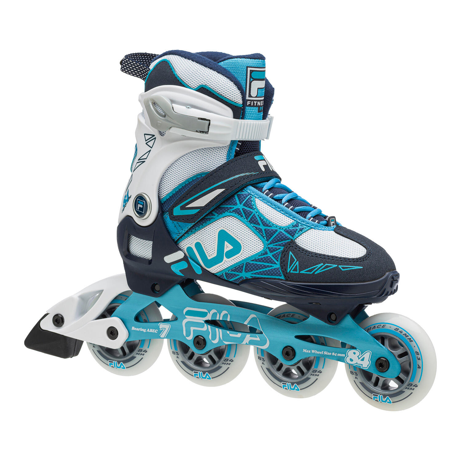 Fila - Rollers Femme Fila Legacy Pro 84 - Rollers En Ligne - Blanc|bleu - 38 - Decathlon