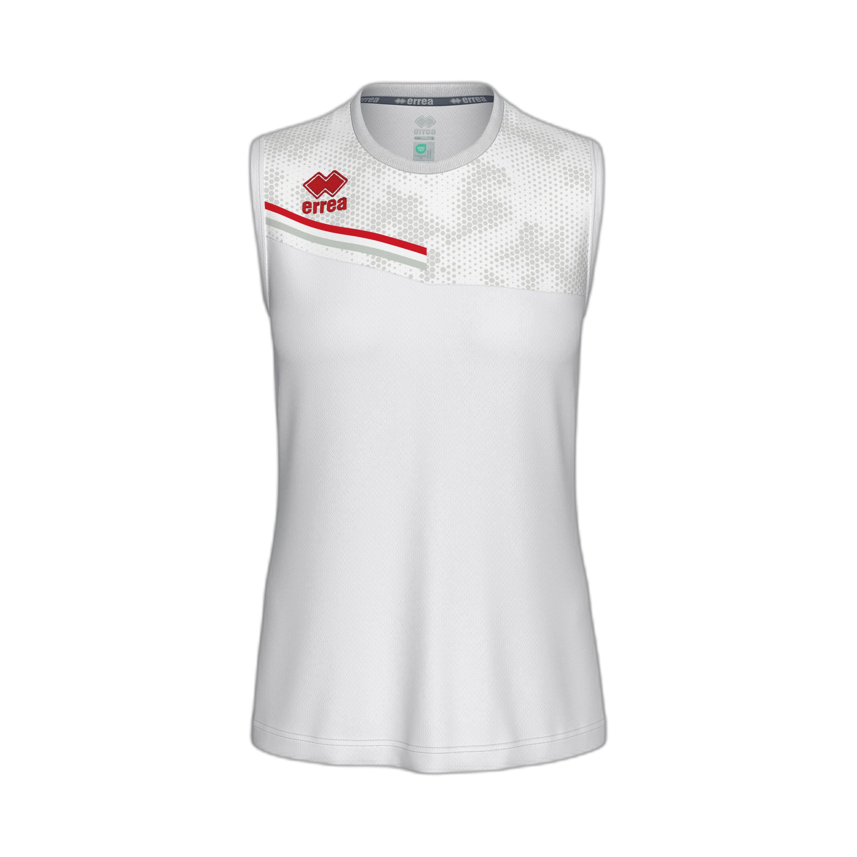 Errea - Débardeur Femme Errea Eloy - Débardeur - Blanc|rouge - Decathlon