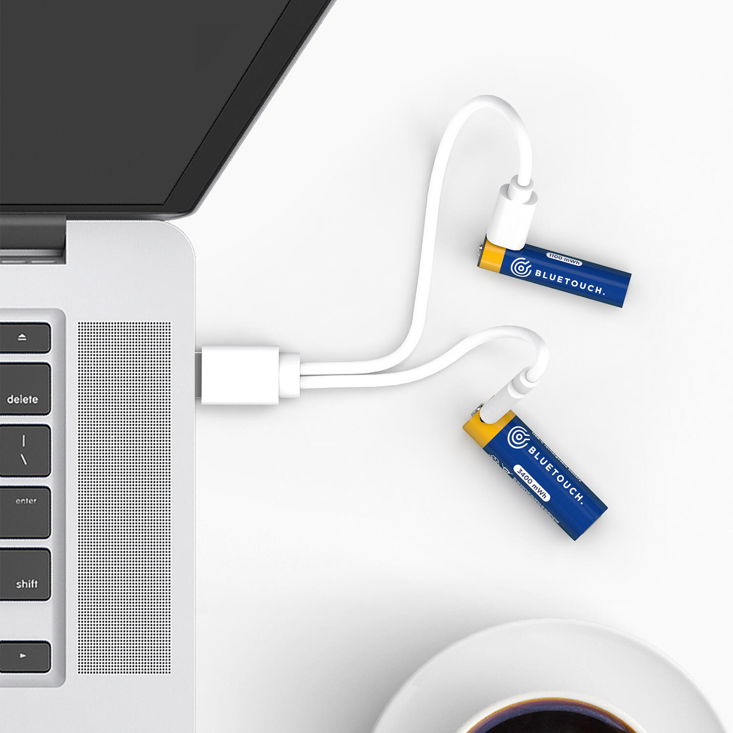 Nabíjecí baterie BLUETOUCH USB-C AAA 4/5