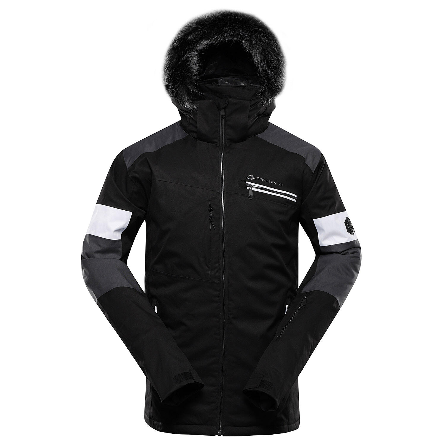 ALPINE PRO Pánská lyžařská bunda s membránou ptx snow DAM