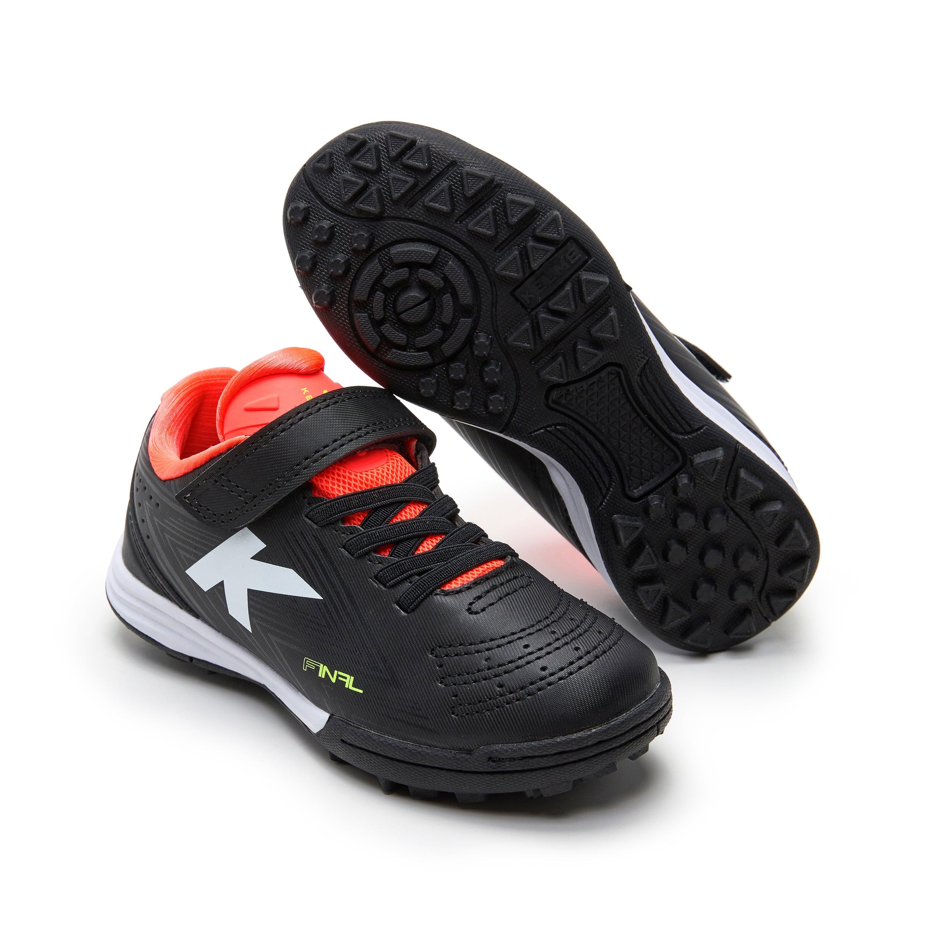 Kelme Botas De Fútbol Kids Final Elastic Turf Negro Unisex Kids 2/4