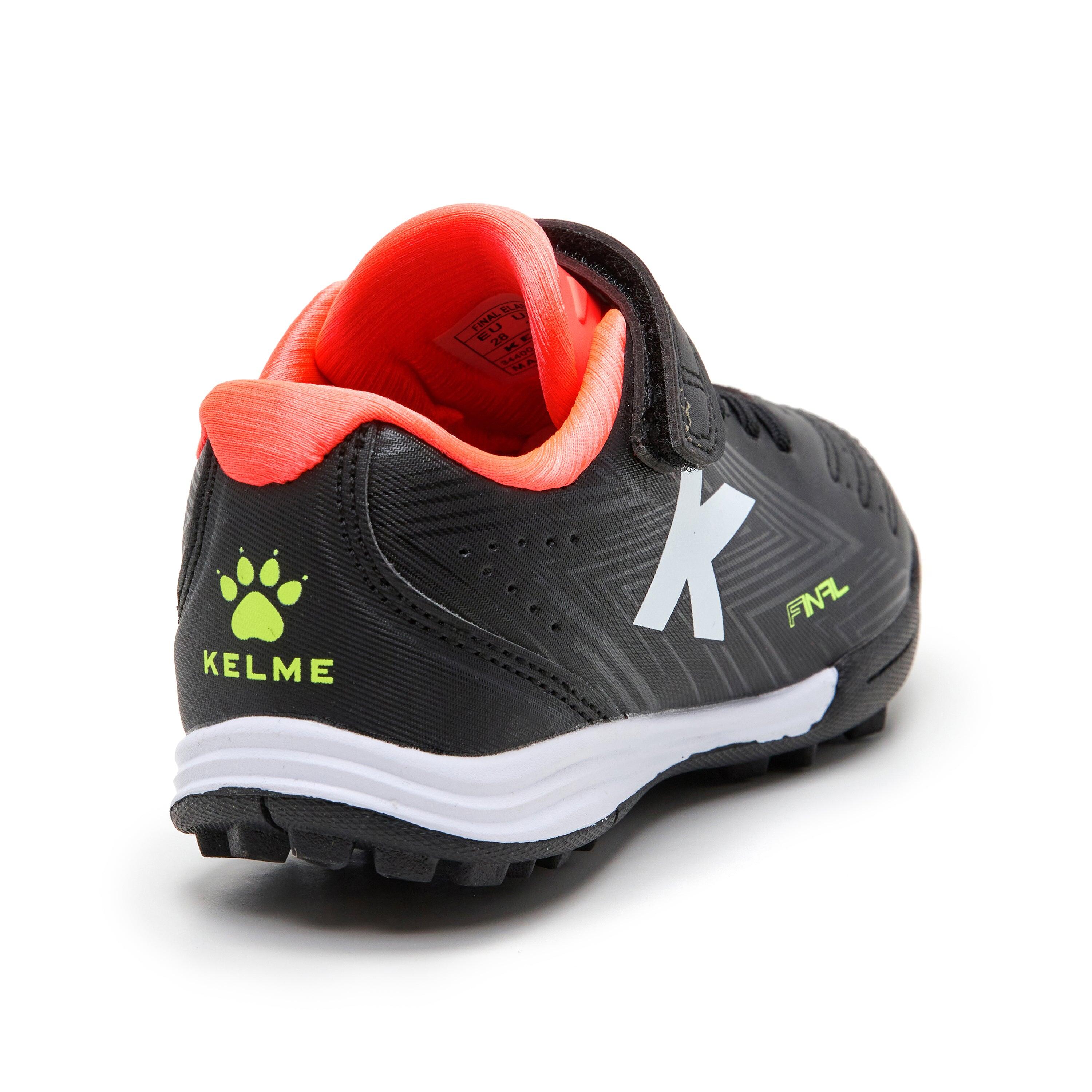 Kelme Botas De Fútbol Kids Final Elastic Turf Negro Unisex Kids 4/4
