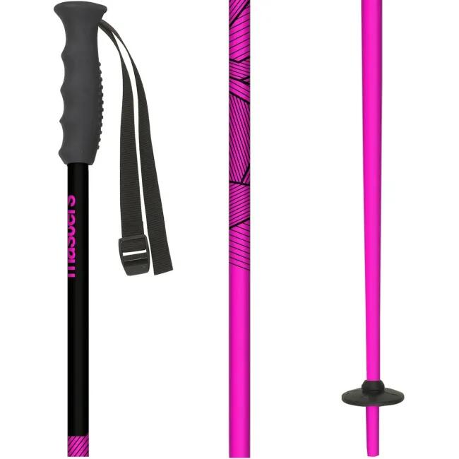 Bețe Schi MASTERS Piste, Roz/Negru, Unisex