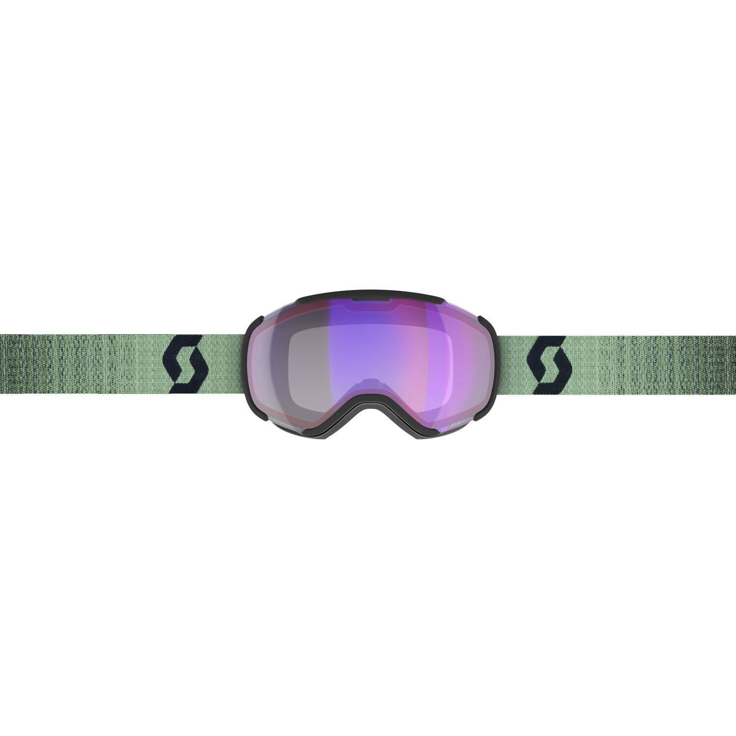 SCOTT Masque de ski FAZE II LS S2-4 - SOFT GREEN/BLACK LS BLUECHROME 2/3