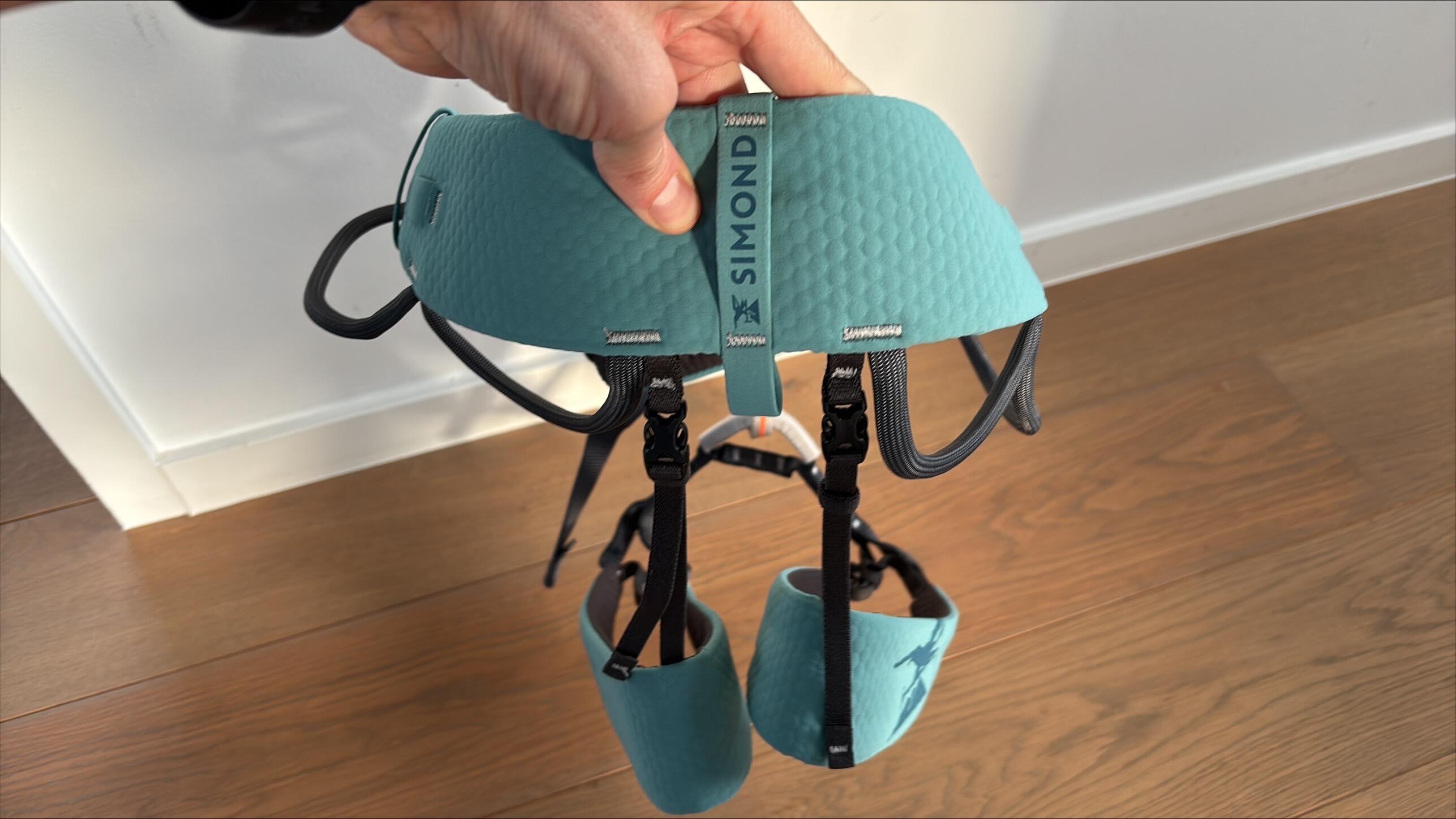 Klimharnas Simond Vertika Turquoise XS 2/3