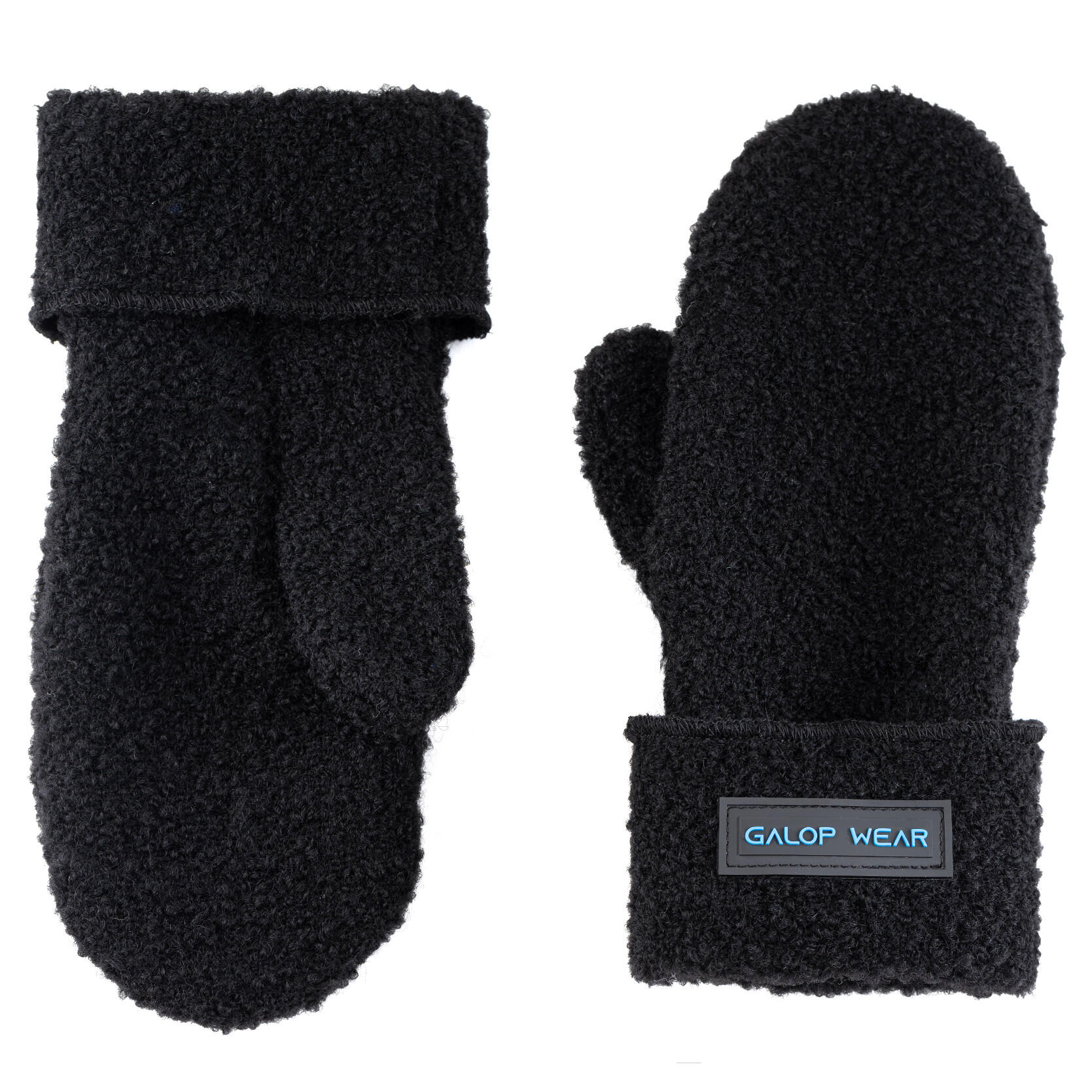 Mănuși de echitație GALOP WEAR din lână merinos bouclé