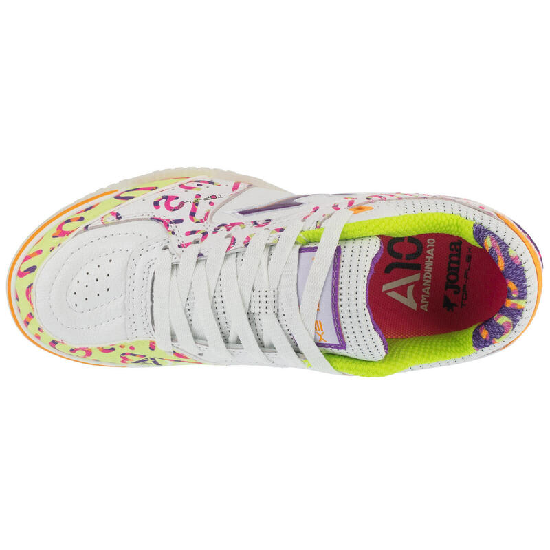 Ghete de fotbal pentru bărbați Joma Top Flex IN amandinha/white