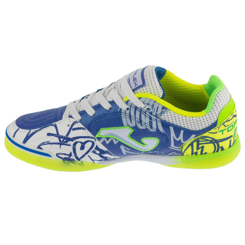 Ghete de fotbal bărbați Joma Top Flex IN albastru regal/pito