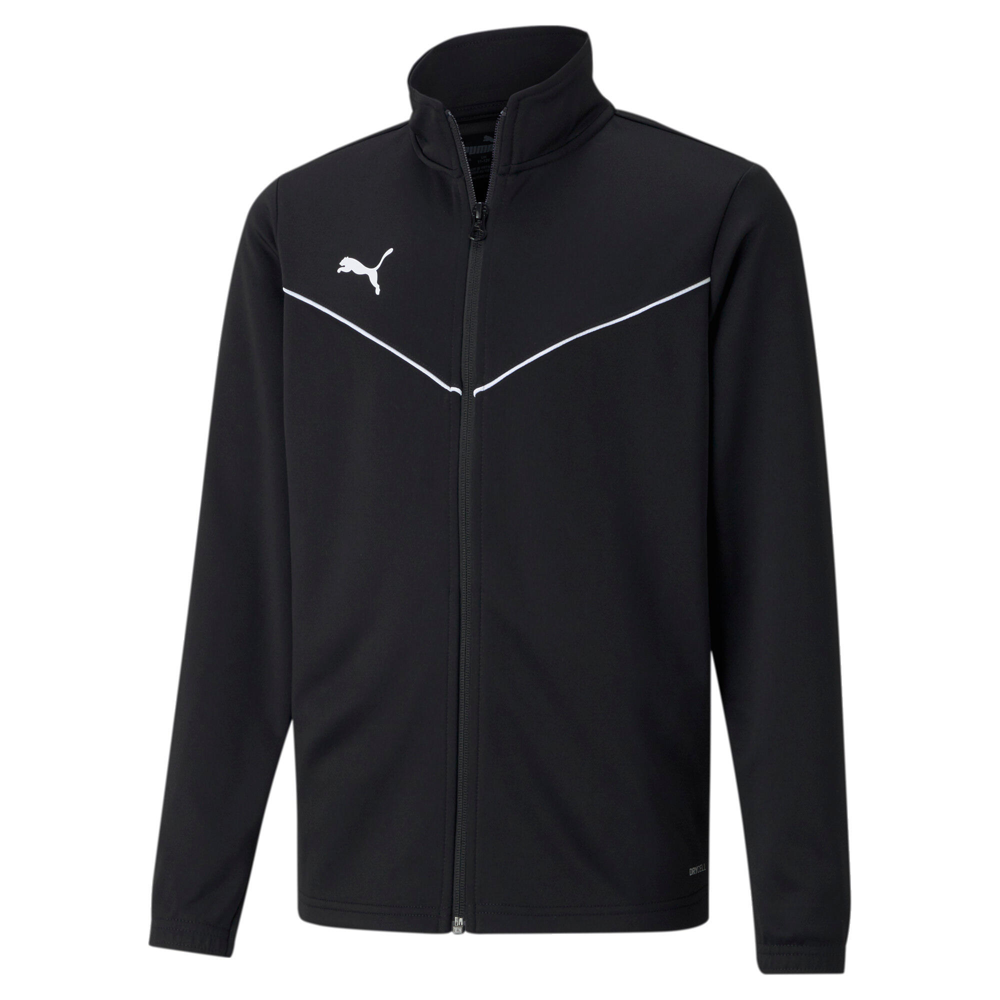 Puma - Sweat Puma Teamrise Training Jr Noir Enfant - Sweat-shirt - Blanc|noir - 11-12 Ans / 152-158 Cm - Decathlon