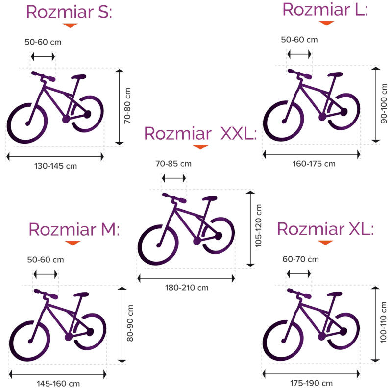 Pokrowiec ochronny na rower całoroczny Bike Pure pojedynczy Produkt Polski