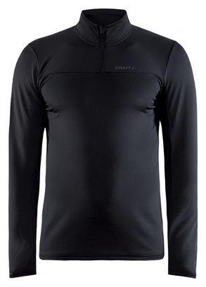 Maillot Manches Longues 1/2 Zip Craft Core Gain Noir Homme
