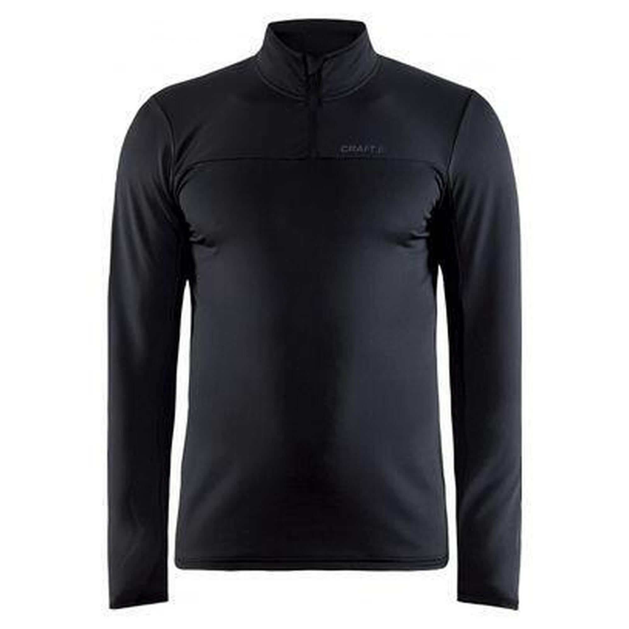 Craft - Maillot Manches Longues 1/2 Zip Craft Core Gain Noir Homme - Maillot Manches Longues - Noir - Decathlon
