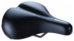 Selle ville BBB ComfortPlus mémoire de forme — posture droite, Noir