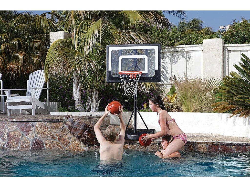 Panier de basket SKLZ réglable 1,10–2,10 m portable noir 3/6