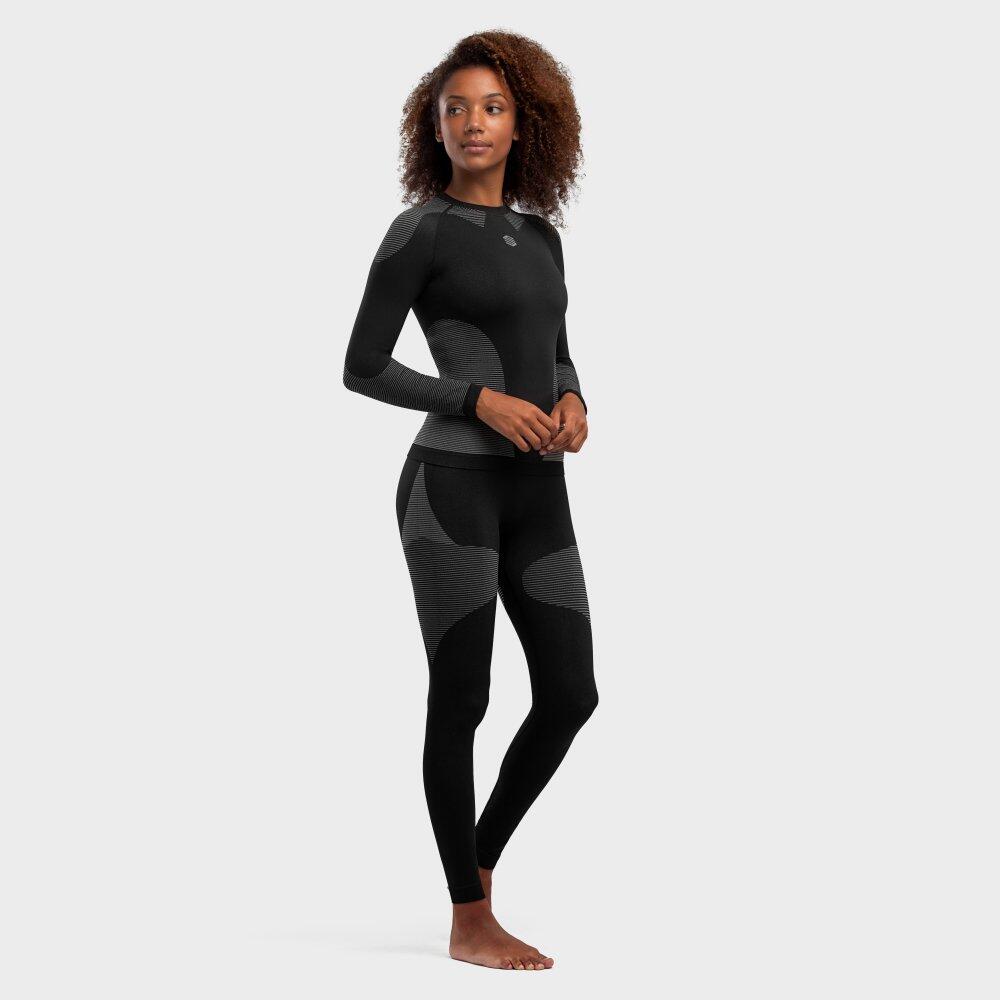 Sous-maillot de compression femme Sports d'hiver Drystone Noir 4/7