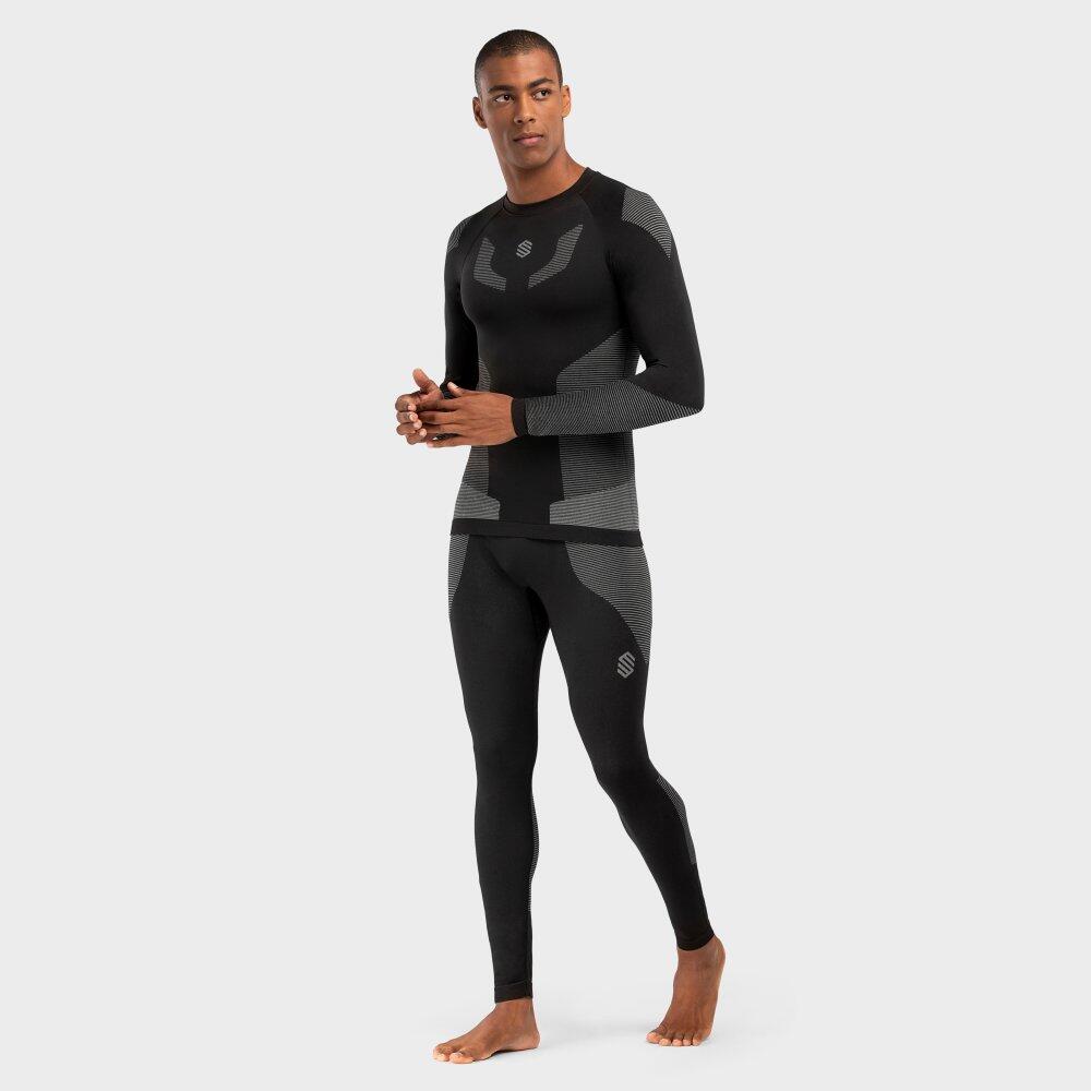 Sous-maillot de compression homme Sports d'hiver Snow Dune Noir 4/7