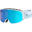 Ochelari schii NEVADA SMALL White Metallic Blue Matte