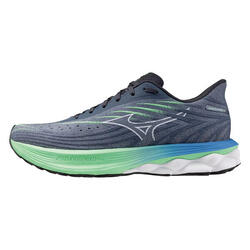 Chaussures Running Mizuno Wave Skyrise 6 Bleu/Vert Homme
