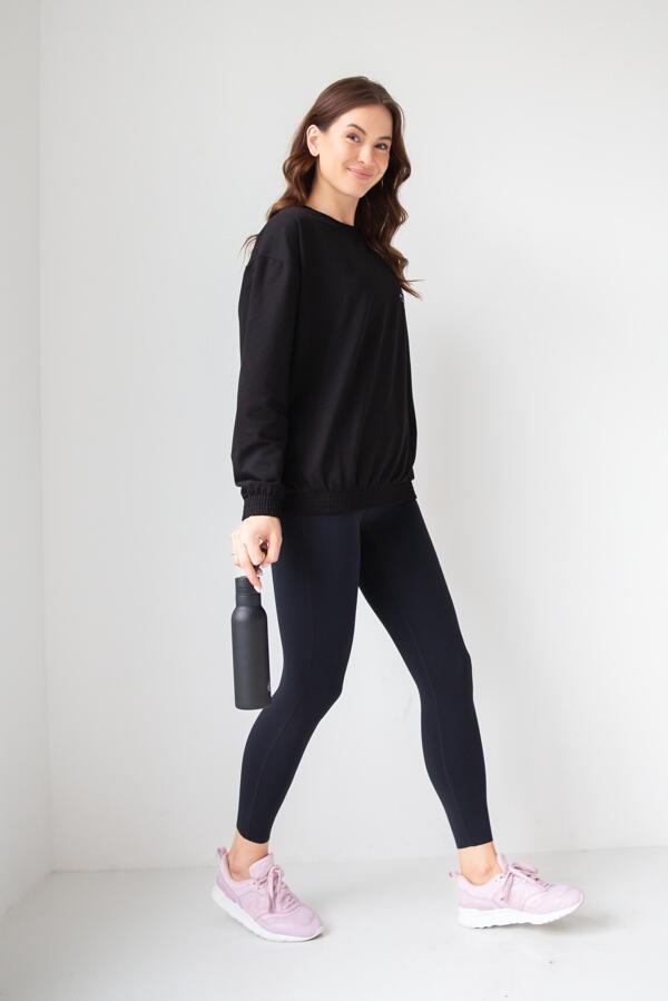 Legginsy z wysokim stanem do jogi i pilatesu 2skin Harmony black 6/6