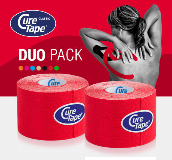 CURETAPE CureTape® Classic Kinesiotape  - set di sconti - Red