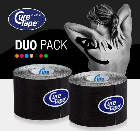 CURETAPE CureTape® Classic Kinesiotape  - set di sconti - Black