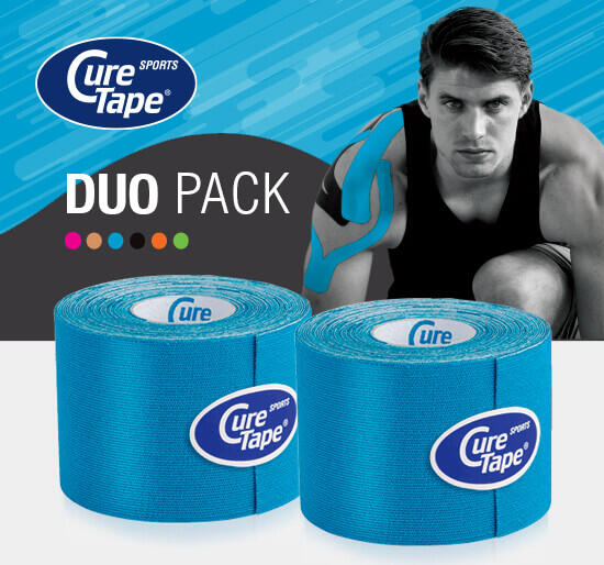 CureTape® SPORTS Kinesiotape - Ensemble d'offres spéciales - Bleu