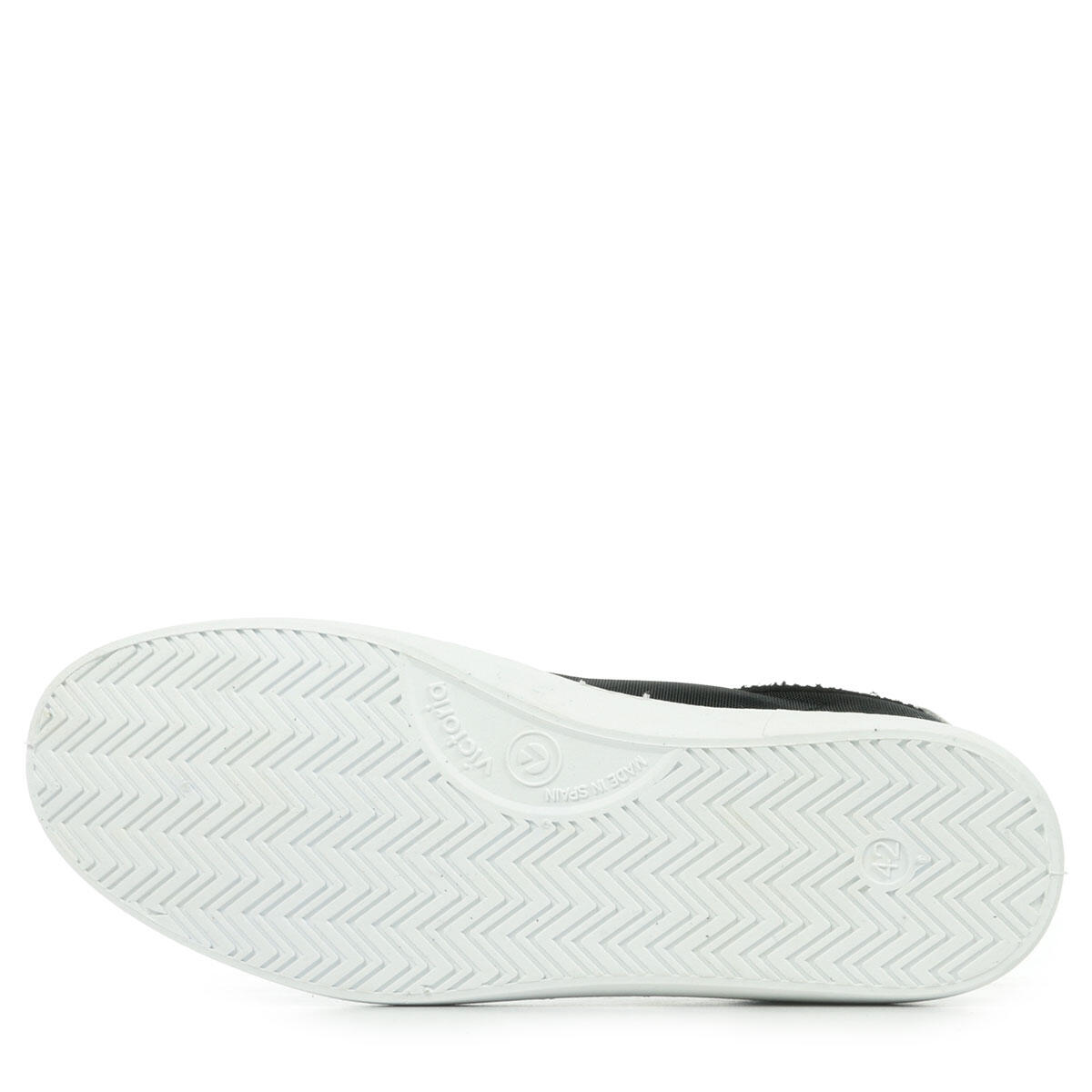 Baskets monochromes en berlin cuir fendu et nylon Victoria 6/6