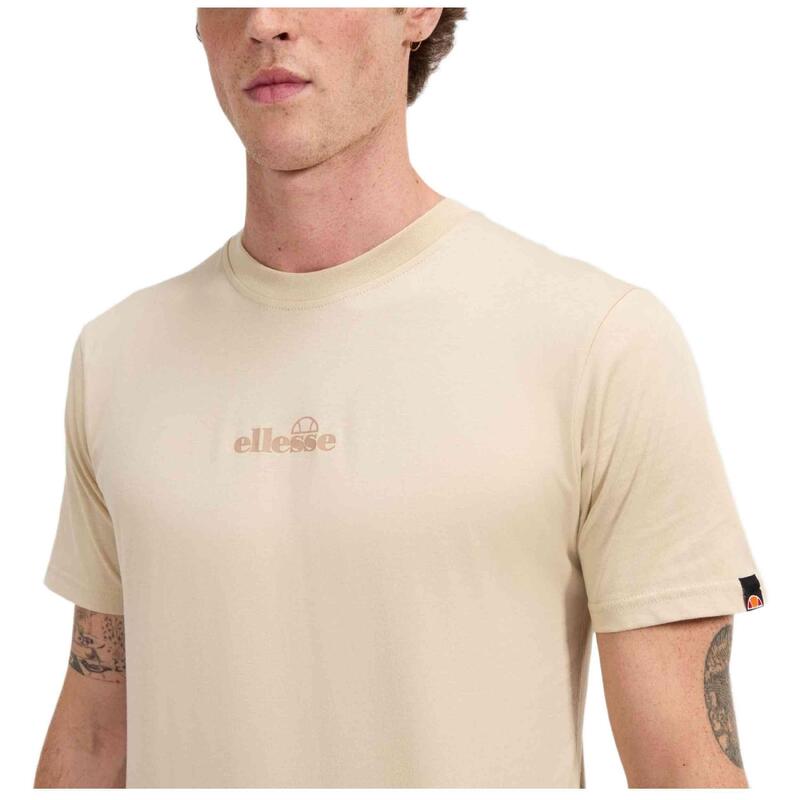 T-shirt Uomo Ellesse Floran Nero/oro – Cotone Jersey, Nuovo Con Etichette