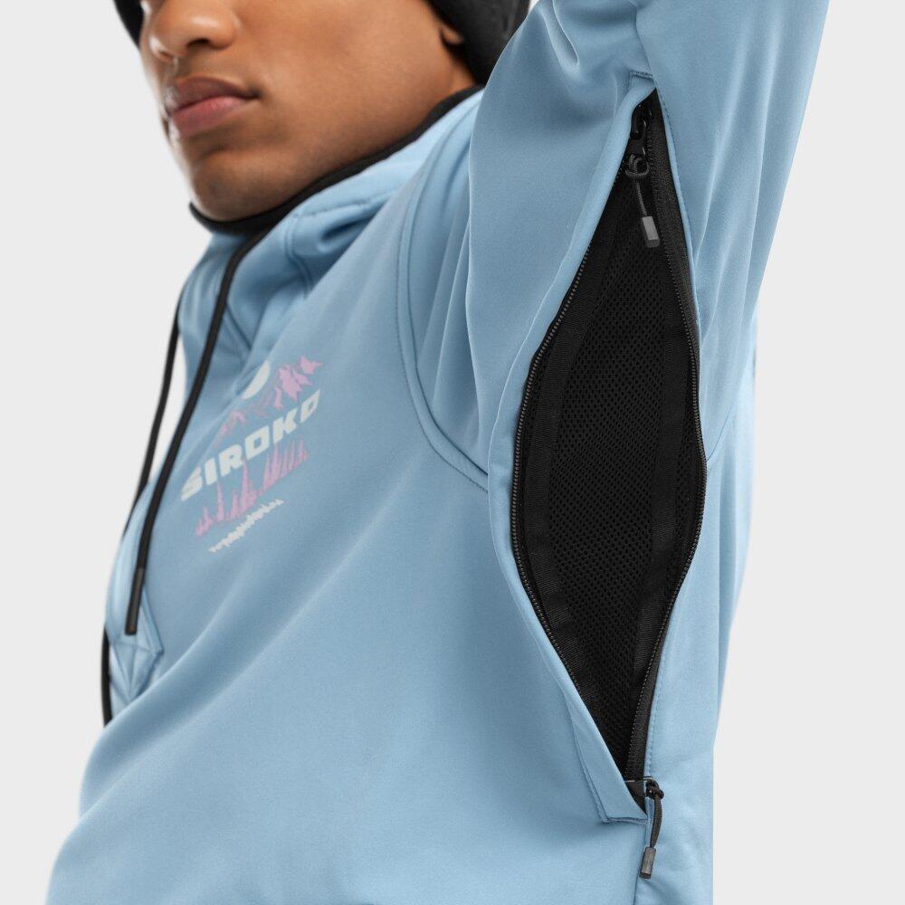 Casaco de snowboard para homem Desportos de inverno W3 Prags Azul 5/7