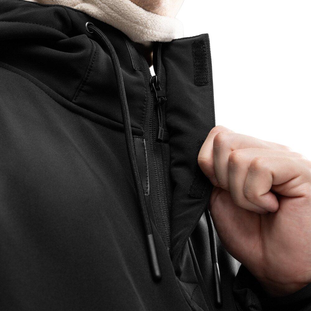 Giacca da snowboard da uomo Sport invernali W3 North Ice Nero 5/8