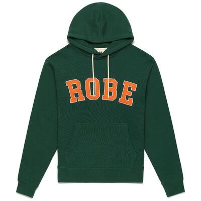 Felpa da uomo in cotone verde da casual