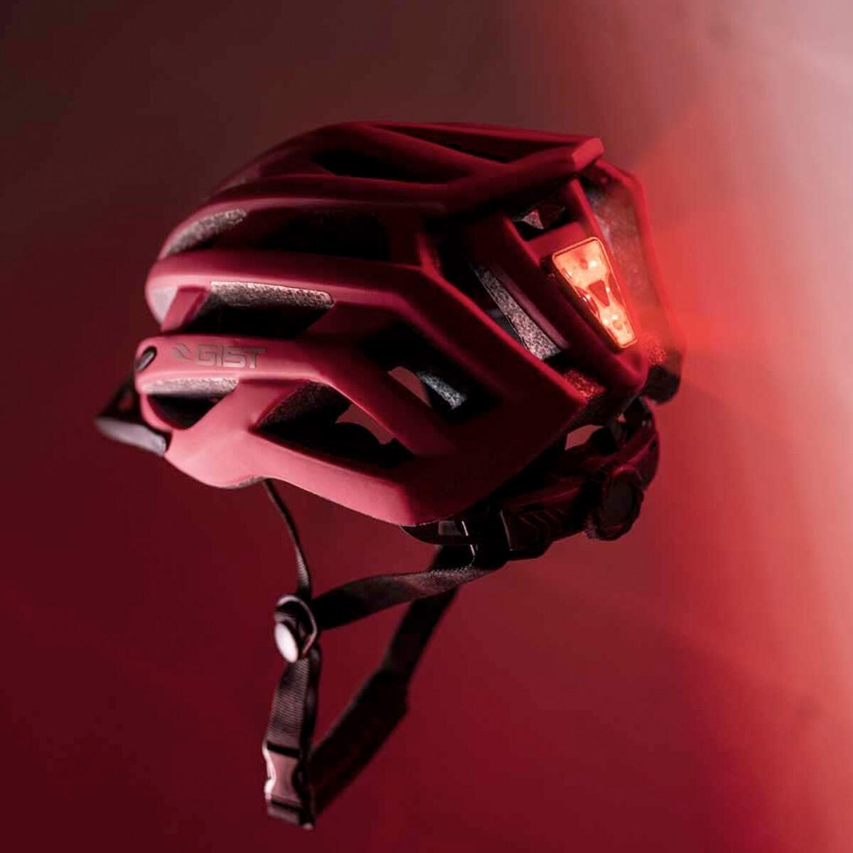 Fahrradhelm mit Rändelradverstellung und integrierter Beleuchtung Gist E-Bike Pl 3/7