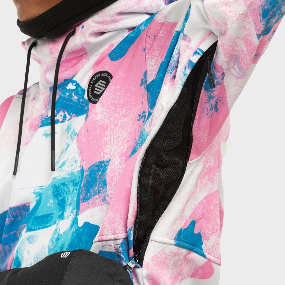 Casaco de snowboard para homem Desportos de inverno W1 Holi Rosa Chiclete 5/7
