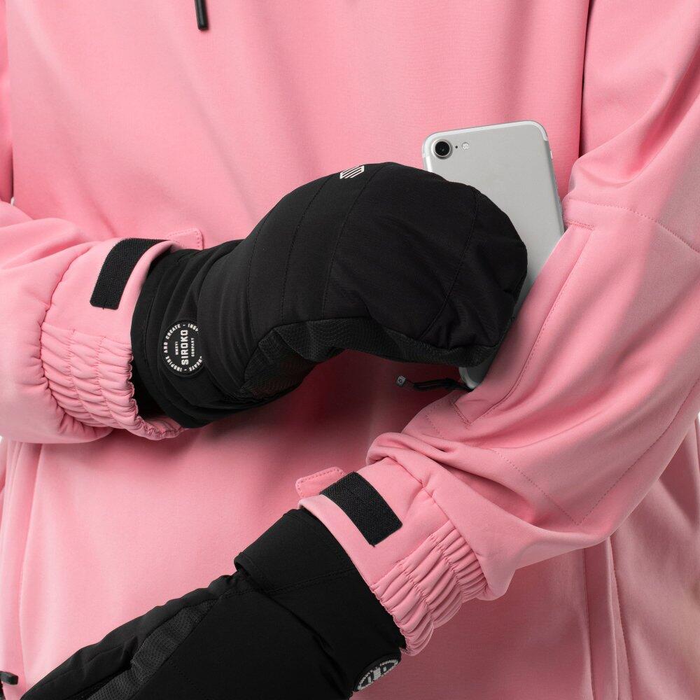 Camisola com capuz de snowboard homem W1 Dolomites - Rosa Chiclete 5/7