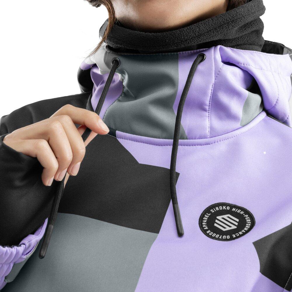 Women Winter sports 's snowboard jacket W1-W Tignes Lavender 5/7