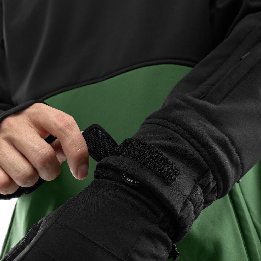 Veste snowboard homme Sports d'hiver W1 Evergreen Noir 5/8