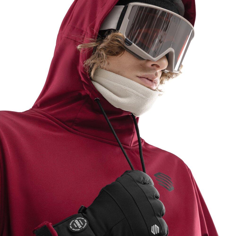 Veste snowboard homme Sports d'hiver W1 Groenland Bordeaux 5/8
