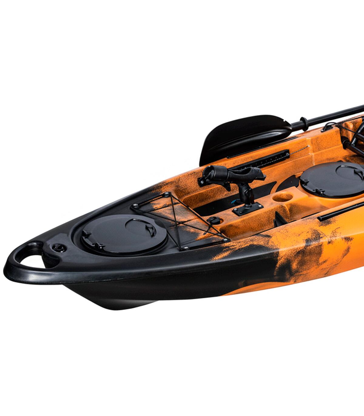 Kayak de pesca individual 310x85cm con silla aluminio y timón 3/7