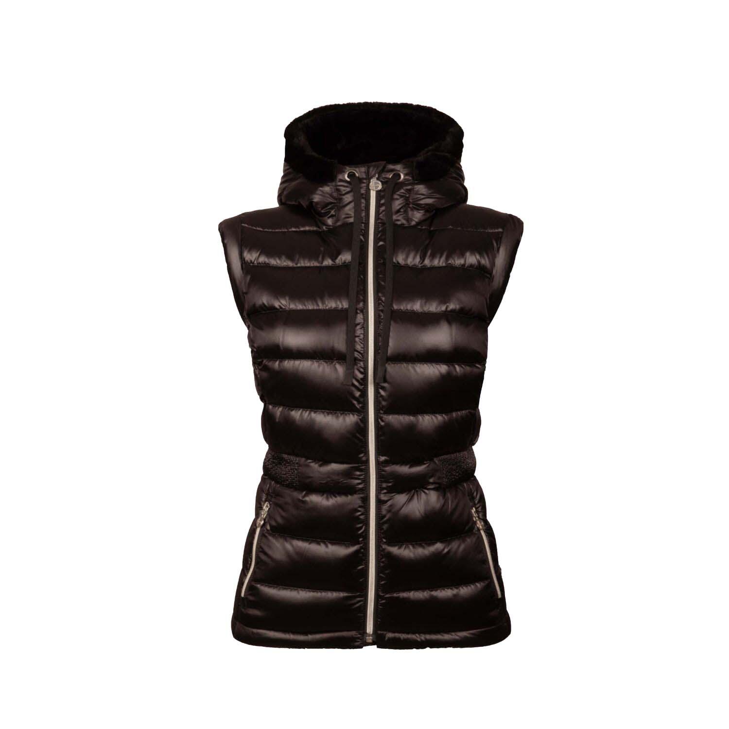 Henri Duvillard - Veste Sans Manches Duvillard Flavia 2 Black Femme - Doudoune Synthétique - Noir - Decathlon