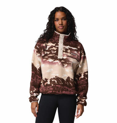 COLUMBIA Helvetia™ II Printed Cropped Half Snap - Tobacco Sisters