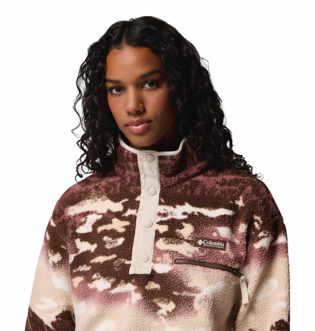 Polaires Et Pulls Femme - COLUMBIA Helvetia™ II Printed Cropped Half Snap - 6/7