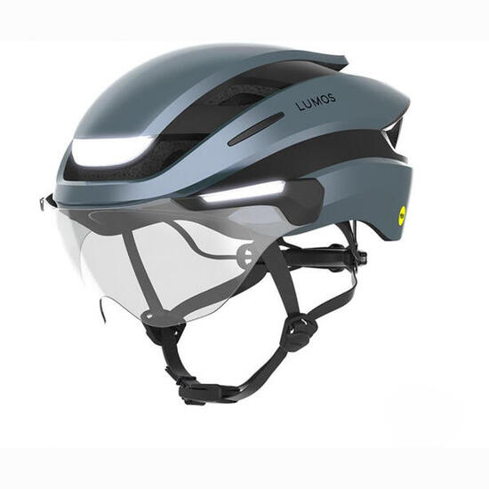 Lumos Ultra E-Bike MIPS Helm Space Blue M/L, Integrierte COB-LEDs, Blinker, B...