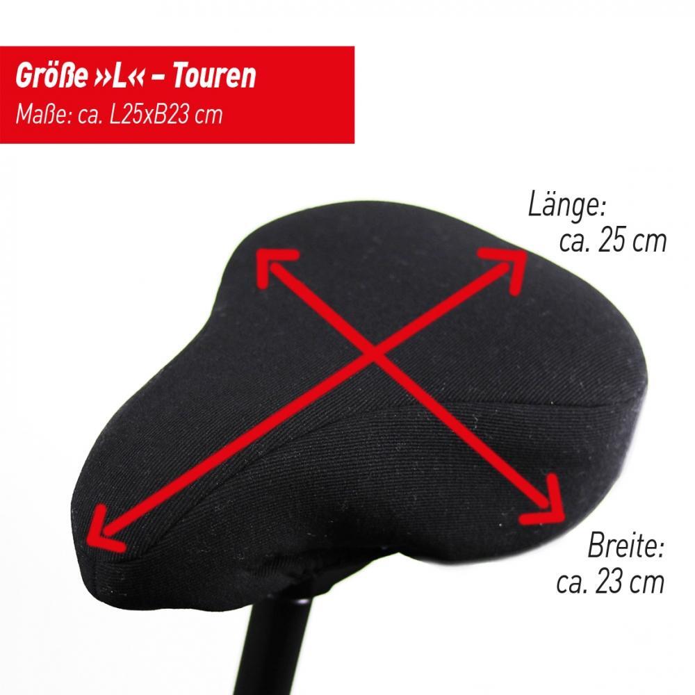 Haberland Housse de selle noire VISCO Taille L 3/3
