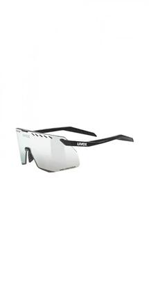 Uvex Pace Stage s CV - Sport-Sonnenbrille black matt/mirror silver, colorvisi...