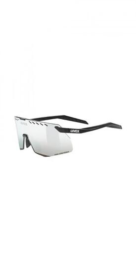 Uvex Pace Stage s CV - Sport-Sonnenbrille black matt/mirror silver, colorvisi...