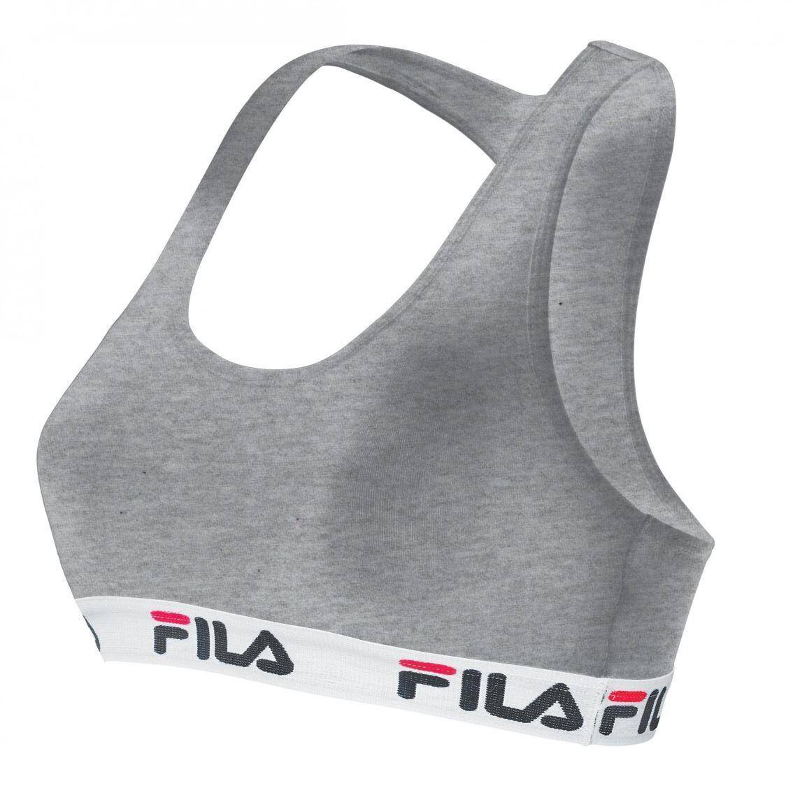 Fila - Brassiere Coton Femme Fila - Soutien-gorge - Gris - 40 M - Decathlon