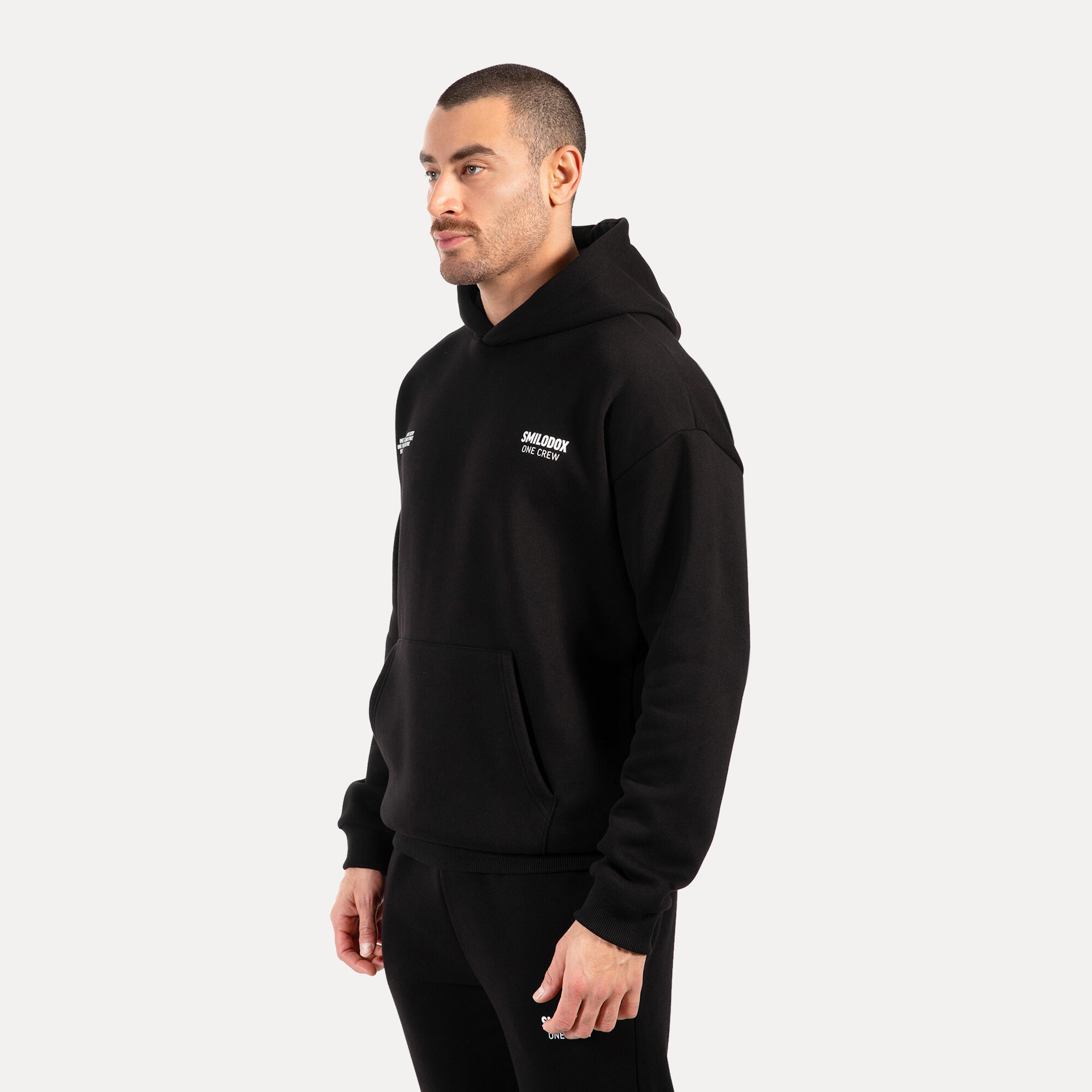 Herren Hoodie Levian Schwarz 3/5