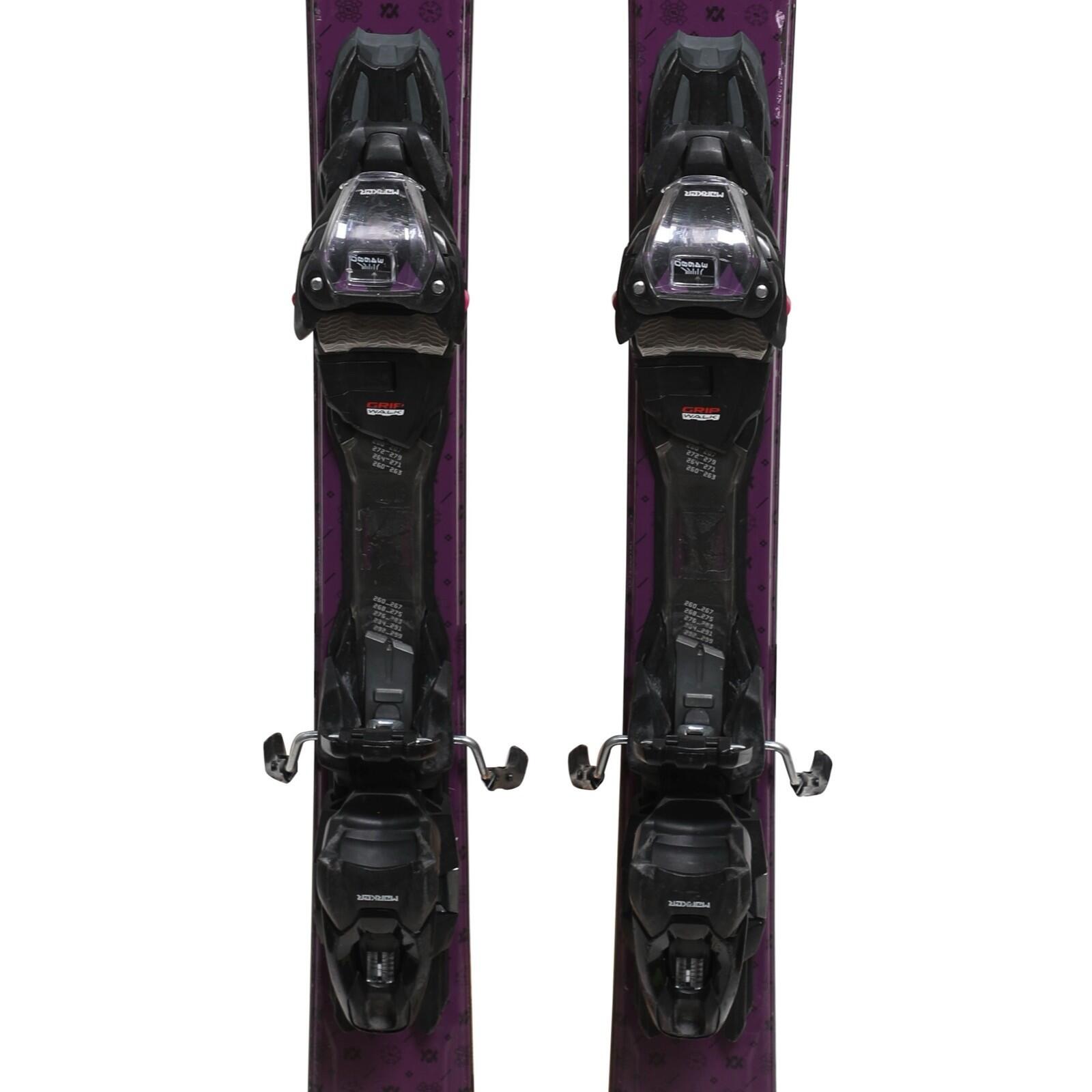 TWEEDEHANDS - Gebruikte Ski Völkl, Flair 76 + Bindingen - GOEDE 3/4